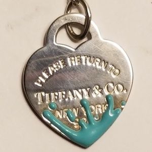 Tiffany & Co. Splash heart and chain